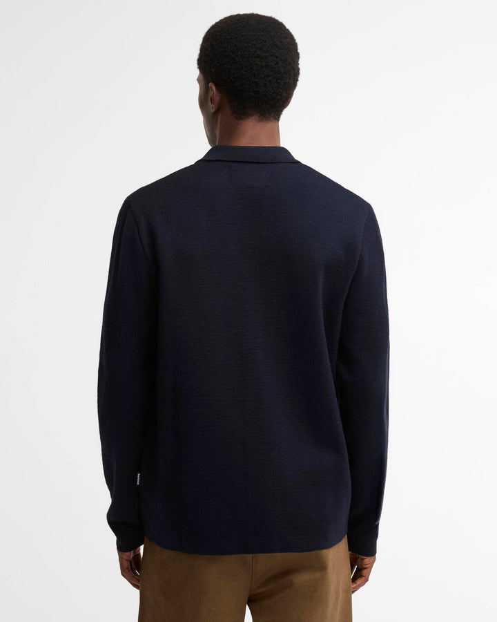 BARBOUR - Cardigan Florcombe Bleu marine - Lothaire