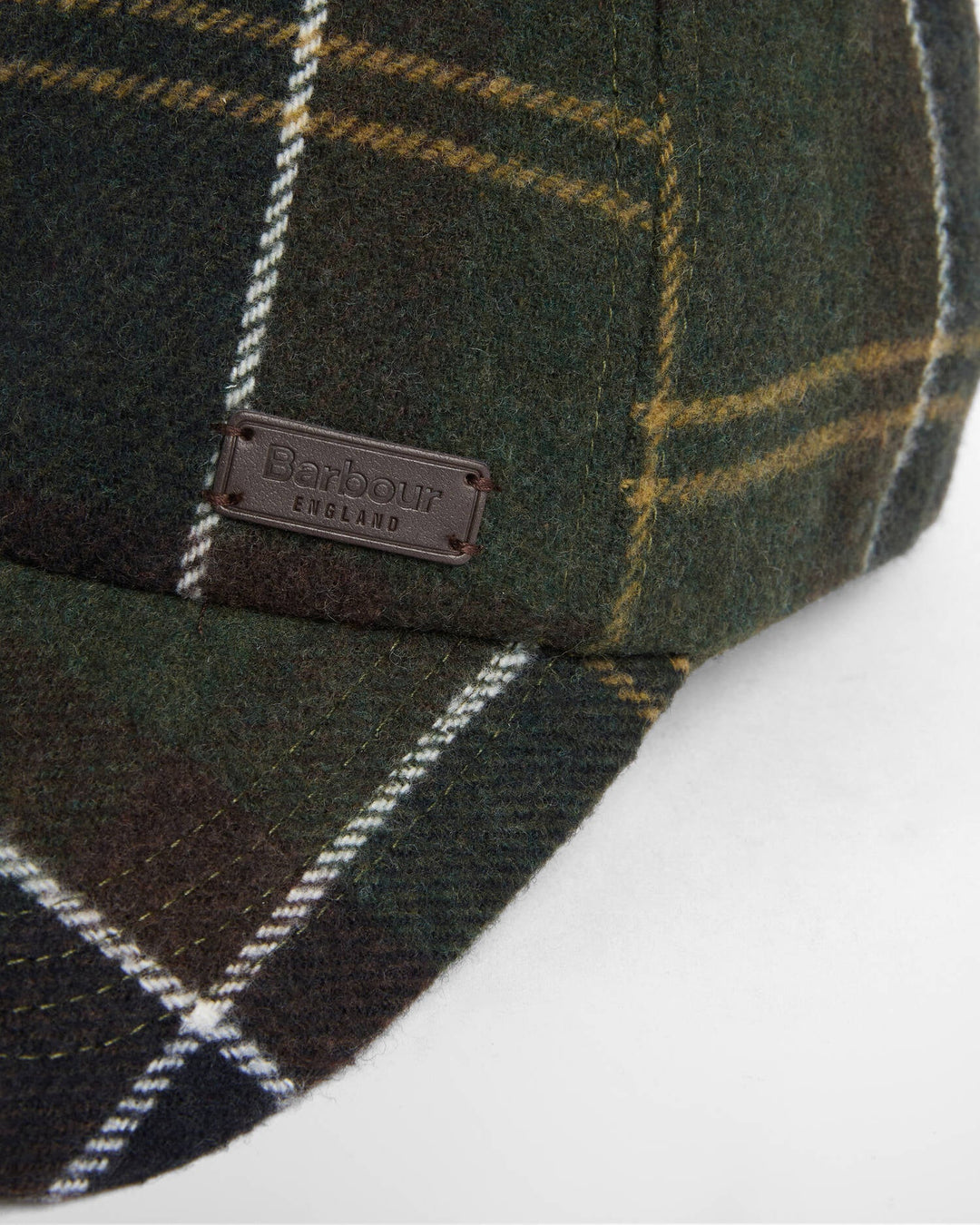 BARBOUR - Casquette Galingale Tartan Classique / Vert forêt - Lothaire