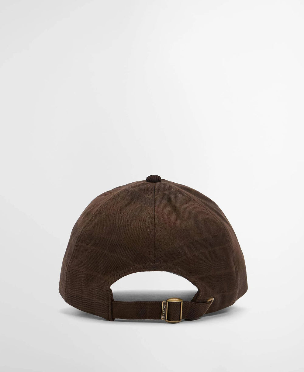 BARBOUR - Casquette Macklow en Coton à Carreaux Vert Tartan Atténué - Lothaire