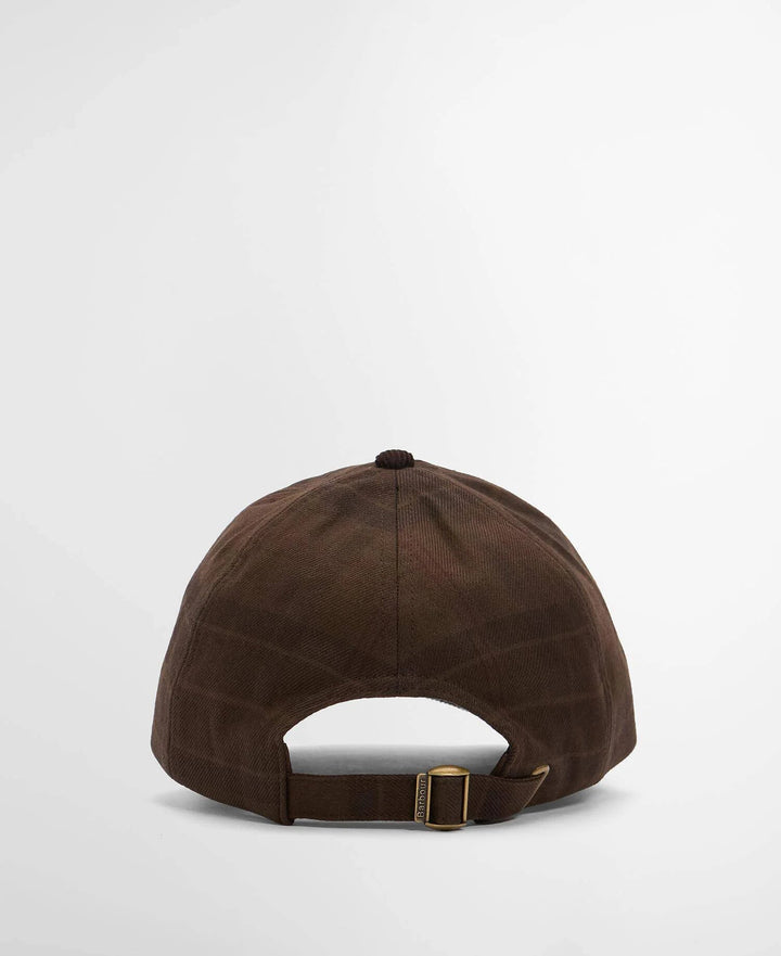 BARBOUR - Casquette Macklow en Coton à Carreaux Vert Tartan Atténué - Lothaire