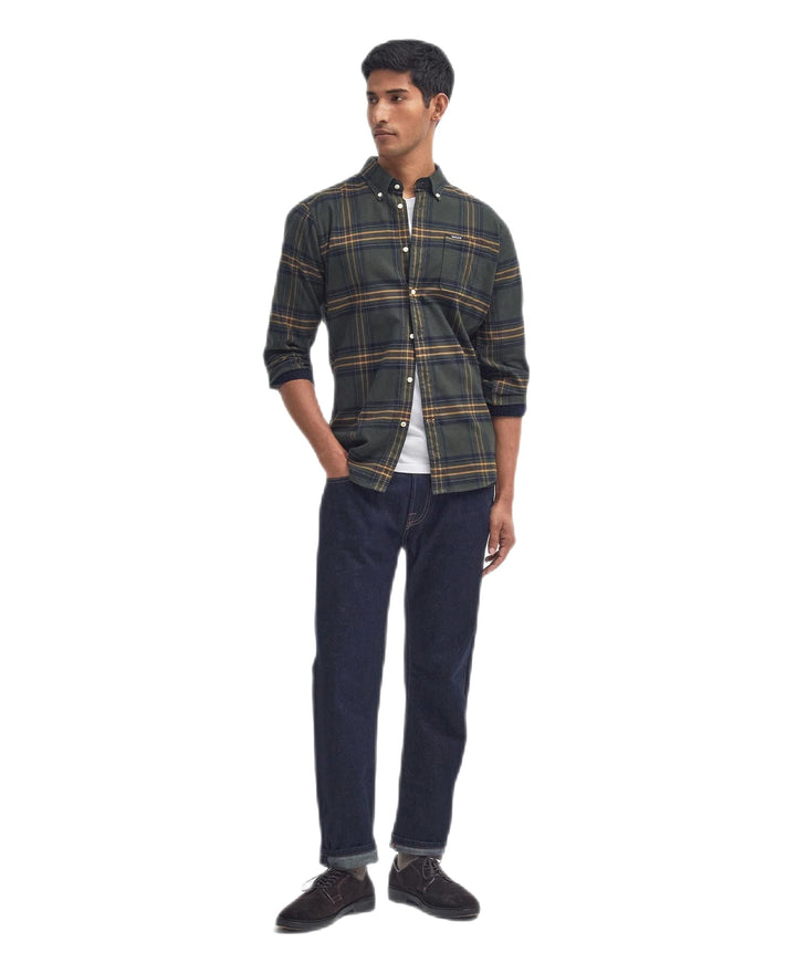 Barbour - Chemise à carreau vert - Lothaire