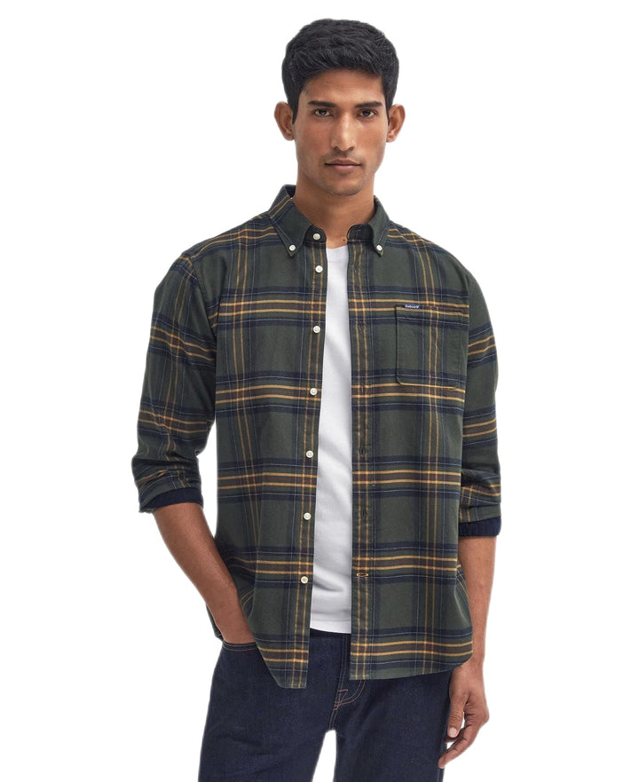 Barbour - Chemise à carreau vert - Lothaire