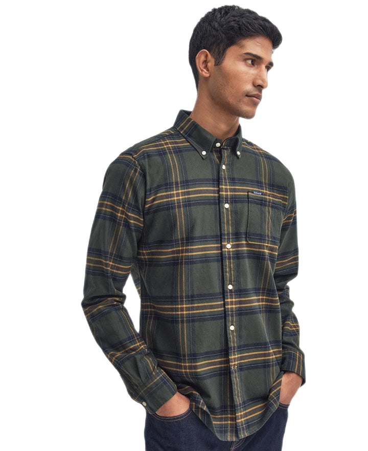 Barbour - Chemise à carreau vert - Lothaire