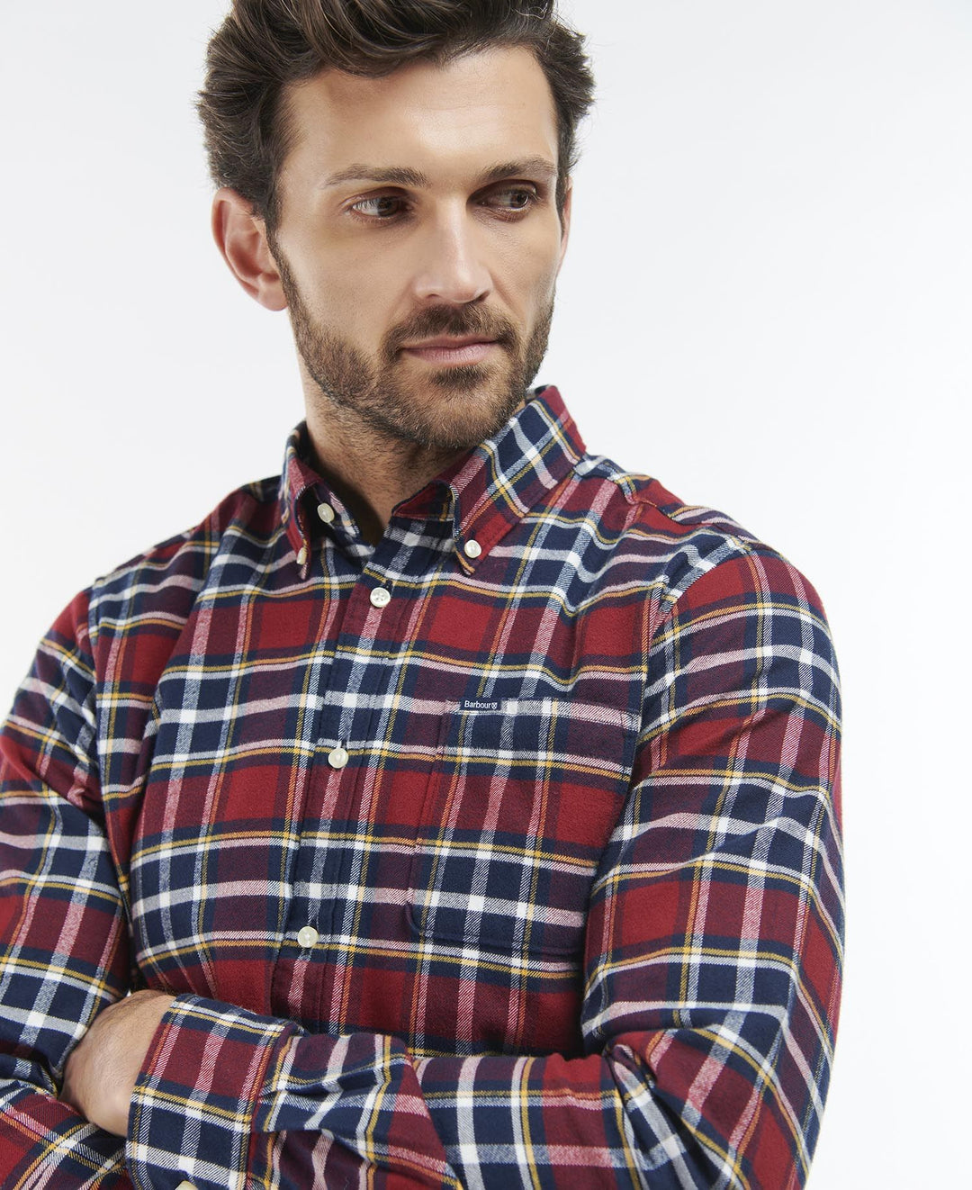 BARBOUR - Chemise Betsom Rouge - Lothaire