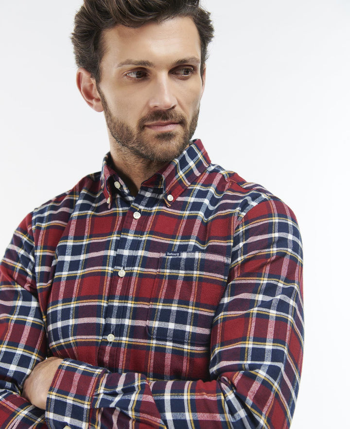 BARBOUR - Chemise Betsom Rouge - Lothaire