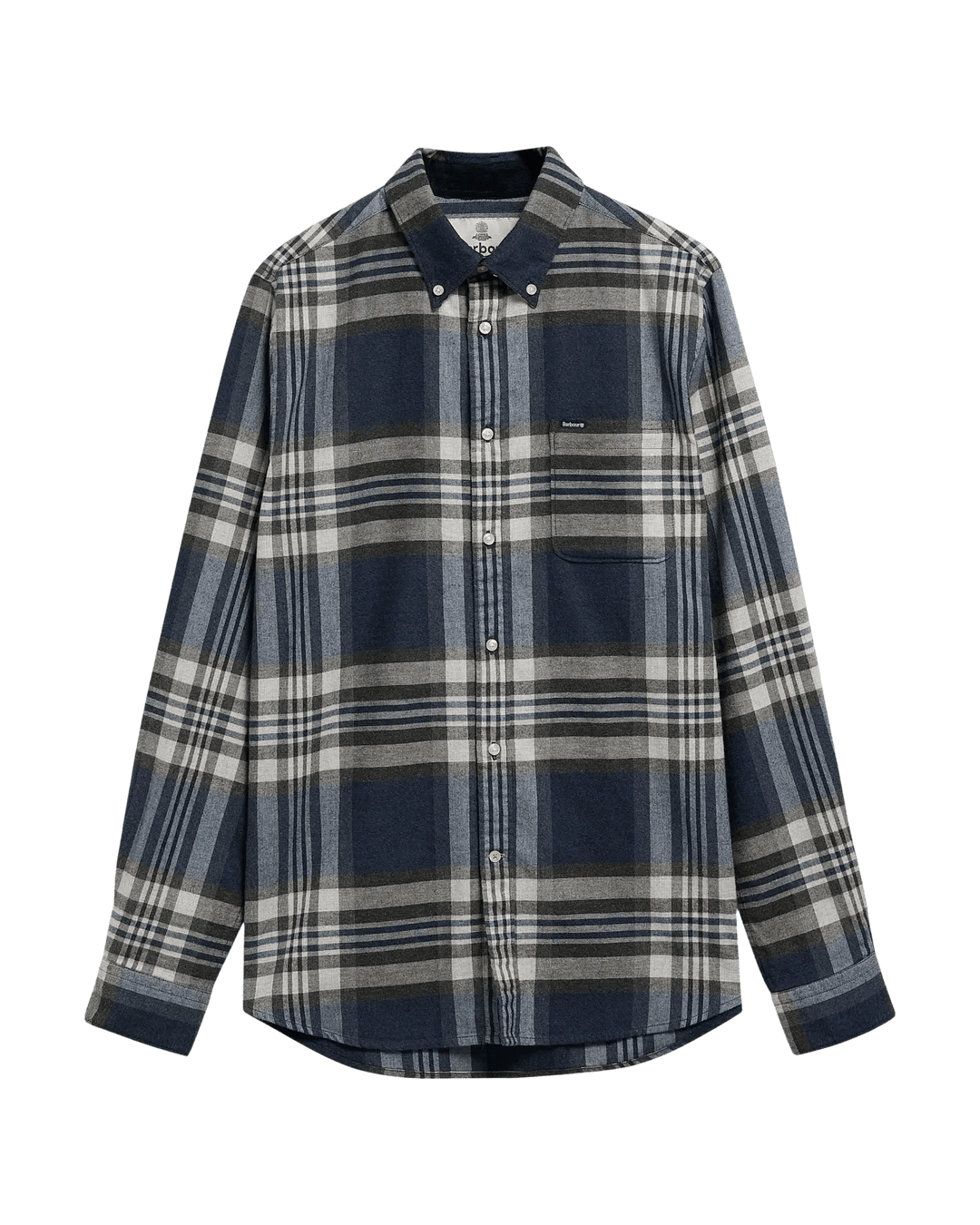 BARBOUR - Chemise Dovedale Tailored à carreaux Bleu marine / Gris - Lothaire