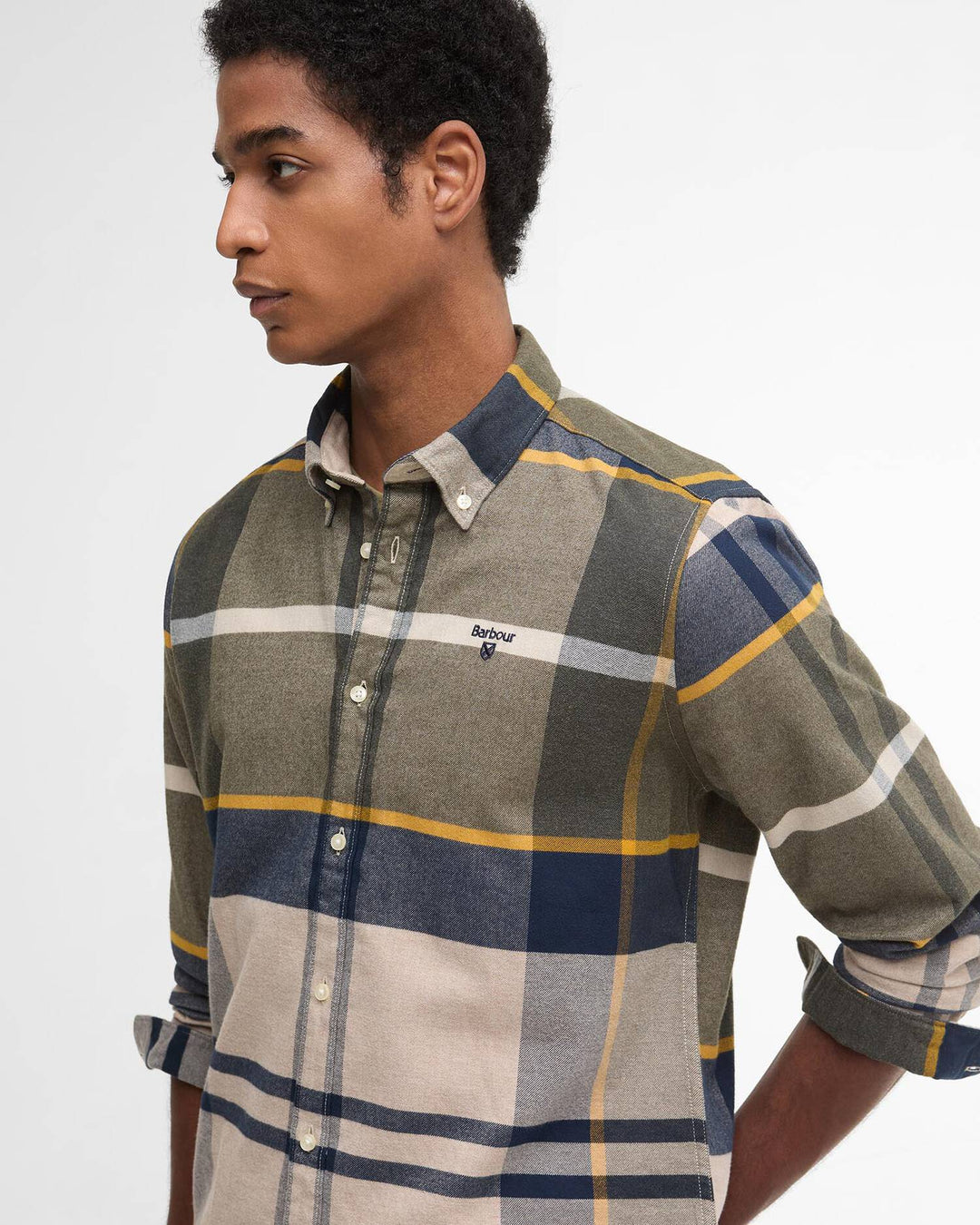 BARBOUR - Chemise Iceloch à carreaux Vert forêt - Lothaire