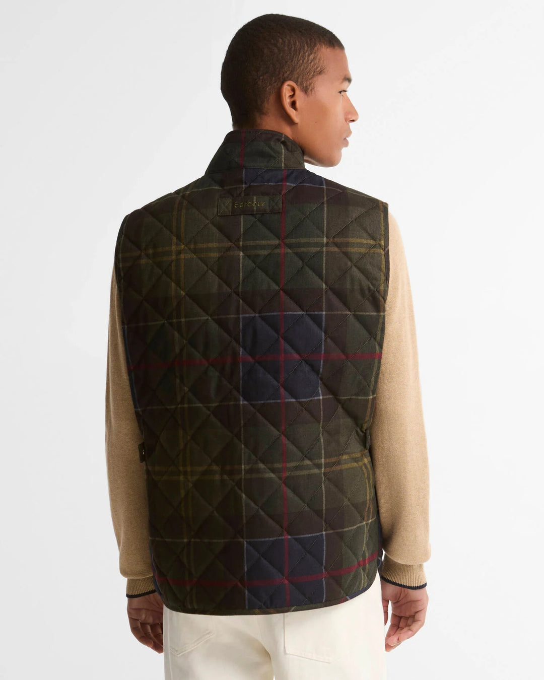 BARBOUR - Gilet matelassé Icons Tartan Lowerdale Tartan Classique Vert - Lothaire