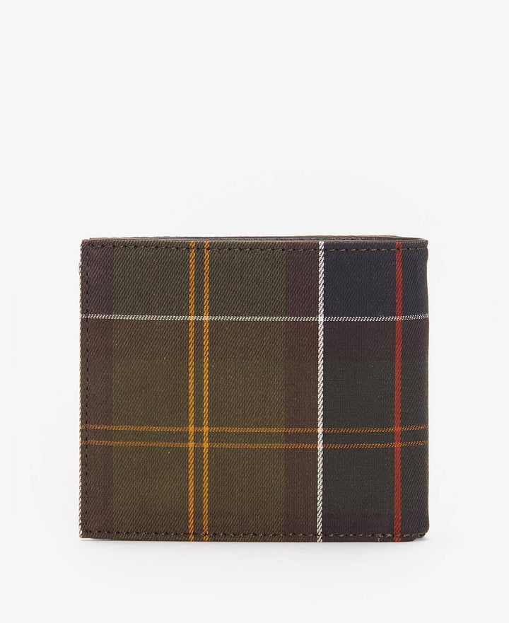 BARBOUR - Portefeuille en Coton à Carreaux Tartan Classique Multicolore - Lothaire