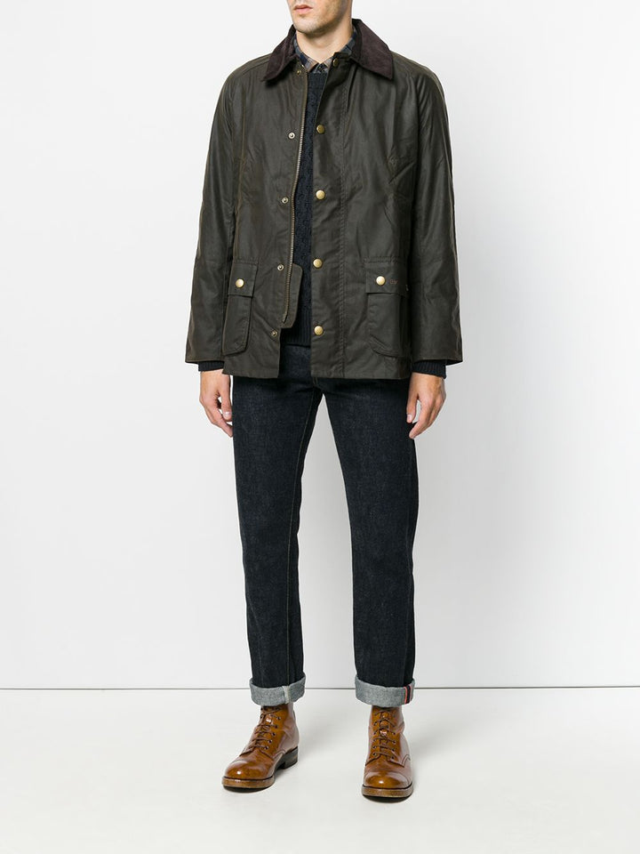 BARBOUR - Veste Ashby en coton vert olive - Lothaire