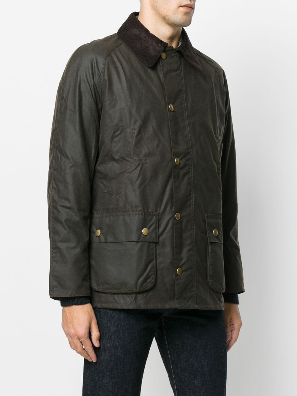 BARBOUR - Veste Ashby en coton vert olive - Lothaire