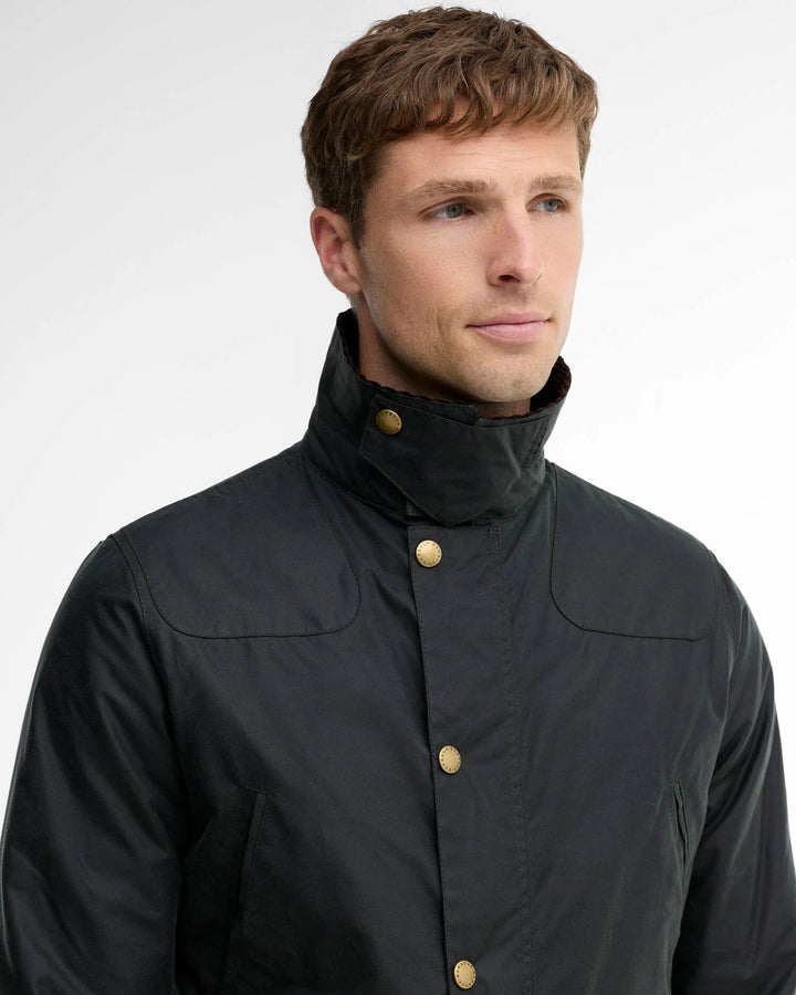 BARBOUR - Veste cirée Reelin Vert sauge - Lothaire