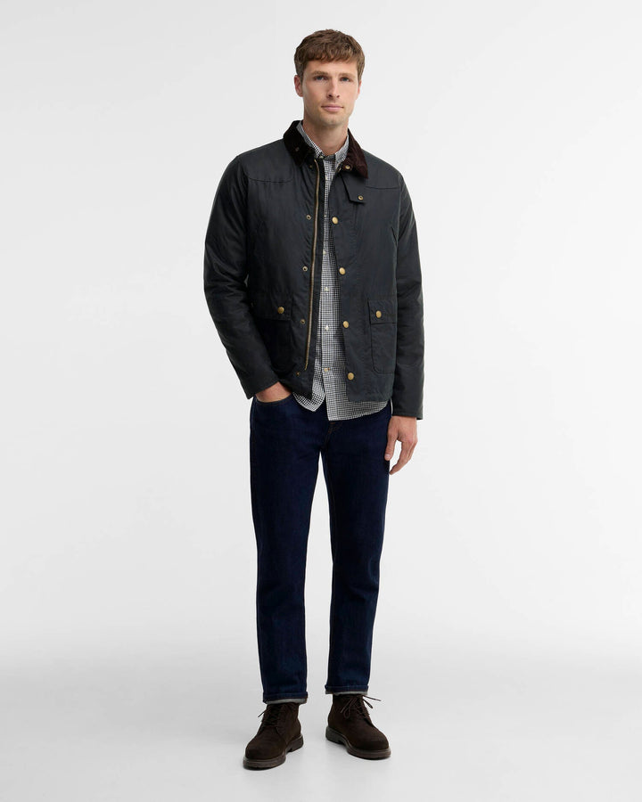 BARBOUR - Veste cirée Reelin Vert sauge - Lothaire