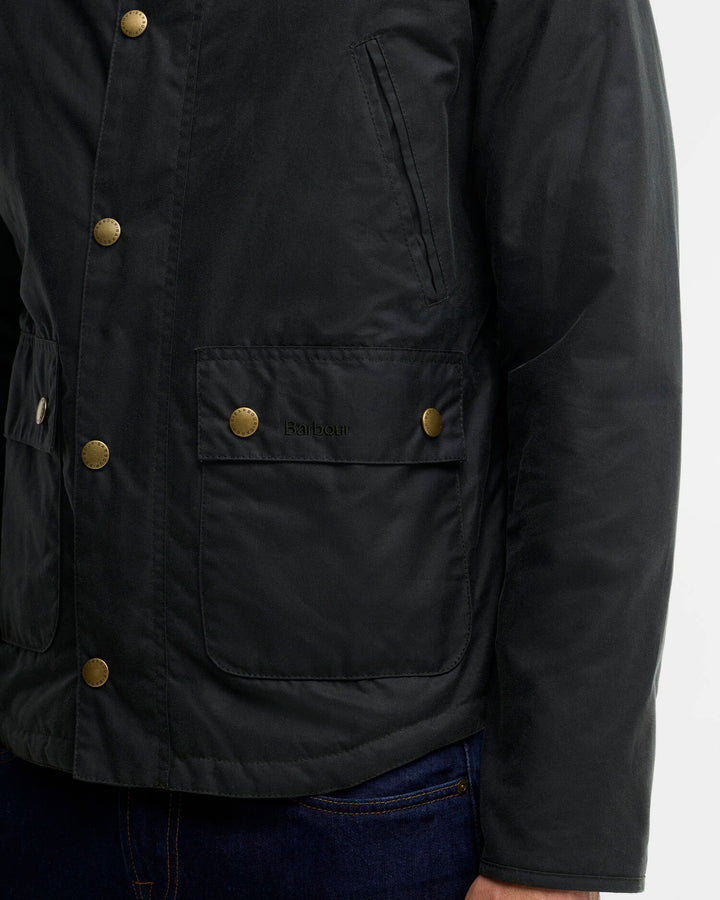 BARBOUR - Veste cirée Reelin Vert sauge - Lothaire