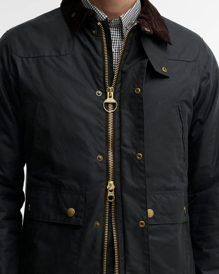 BARBOUR - Veste cirée Reelin Vert sauge - Lothaire