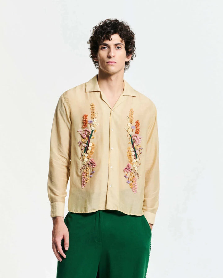 BAZISZT - Chemise Beauly Beige - Lothaire