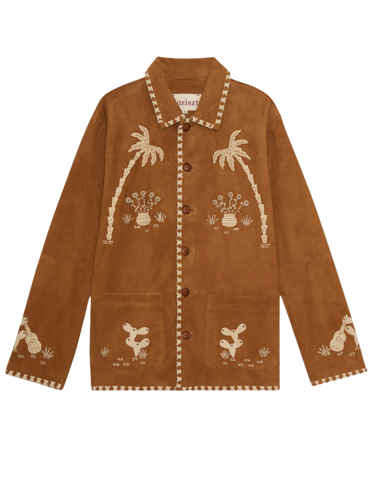 BAZISZT - Chemise Fuga taupe - Lothaire