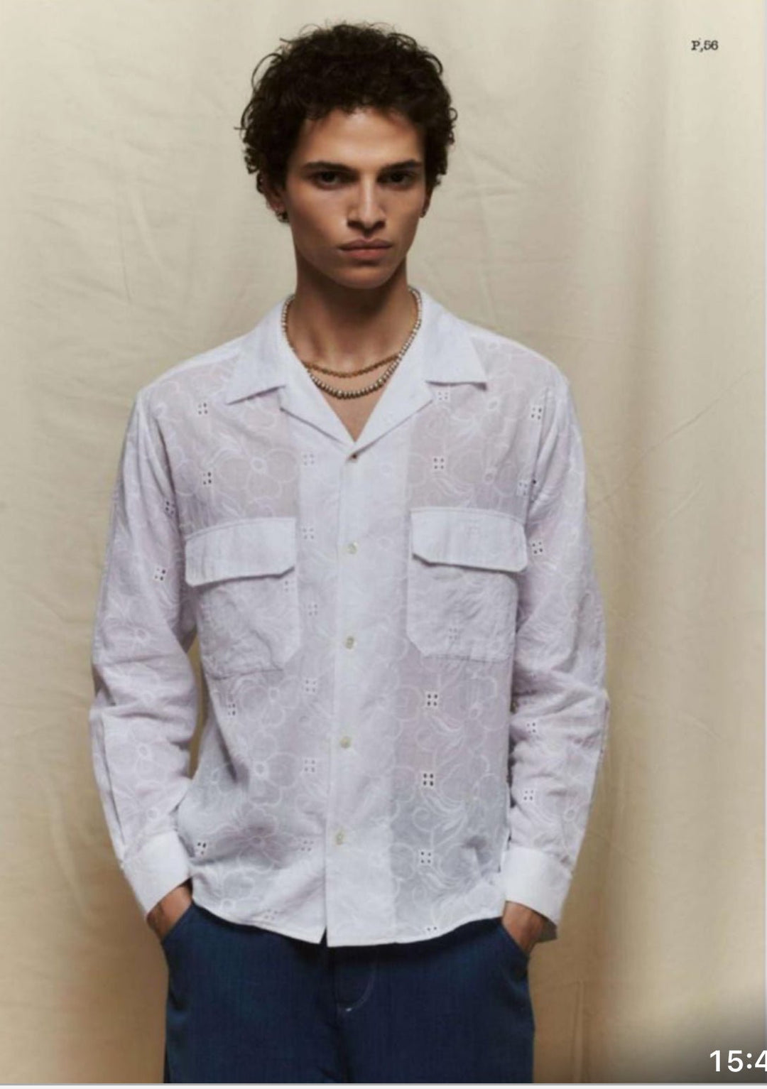 BAZISZT - Chemise Niceday Blanc - Lothaire