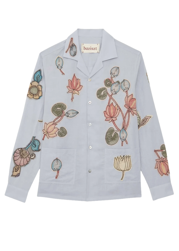 BAZISZT - Chemise Shadi Bleu - Lothaire