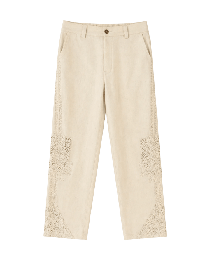 BAZISZT - Pantalon Denim Lace - Lothaire