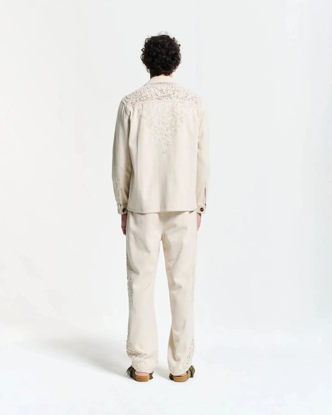 BAZISZT - Pantalon Denim Lace - Lothaire