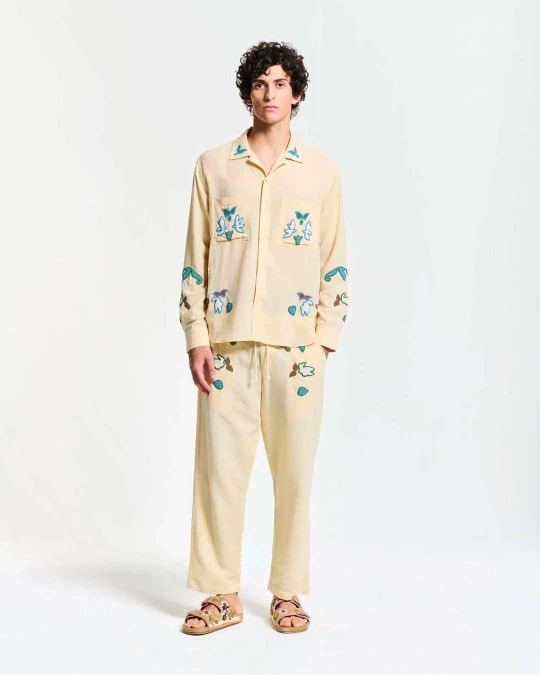 BAZISZT - Pantalon Rouat Beige - Lothaire