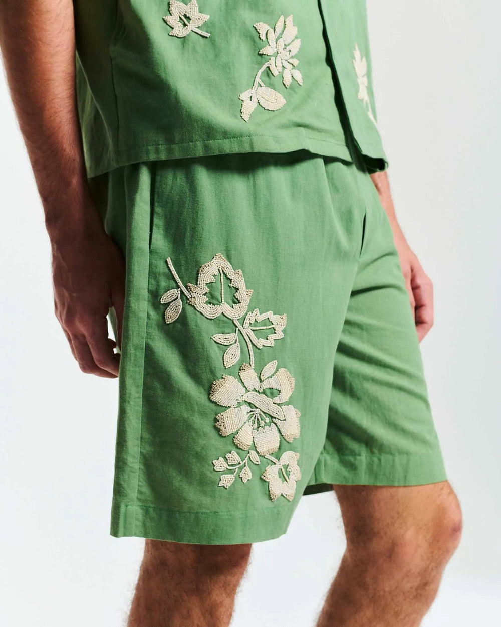 BAZISZT - Shorts Toujours Vert - Lothaire