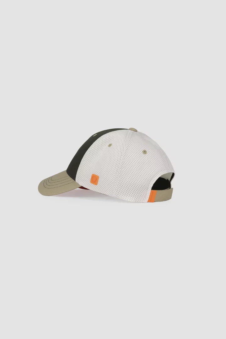 GERTRUDE - Casquette trucker colorblock Billys Kaki foncé / Beige argile