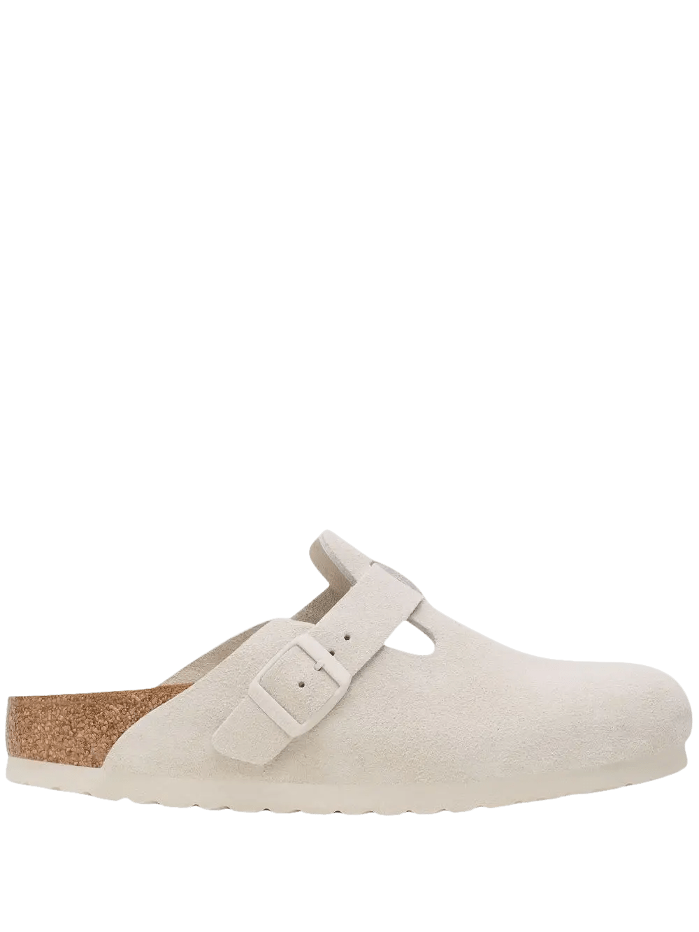 BIRKENSTOCK - Boston Blanche en daim - Lothaire