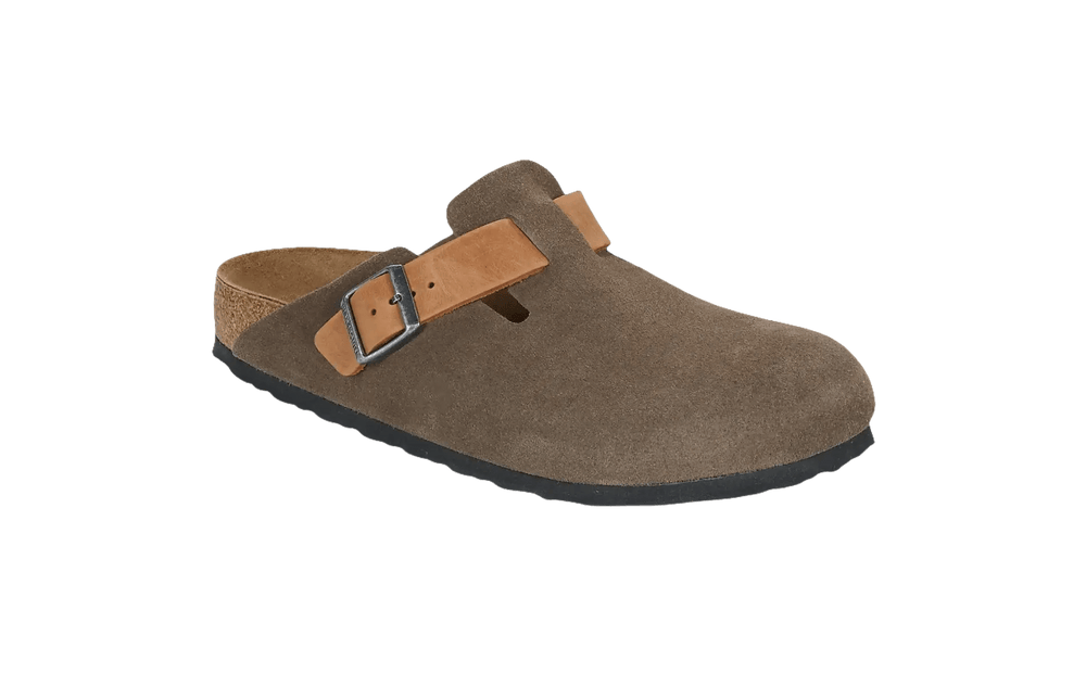 BIRKENSTOCK - Sabot Boston Marron et Gris - Lothaire