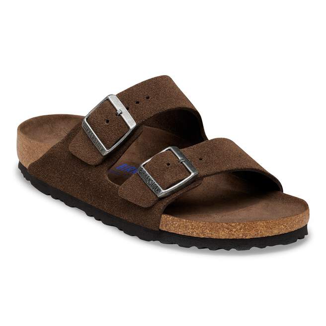 BIRKENSTOCK - Sandales Arizona en cuir suédé Carafe - Lothaire
