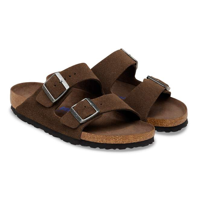 BIRKENSTOCK - Sandales Arizona en cuir suédé Carafe - Lothaire