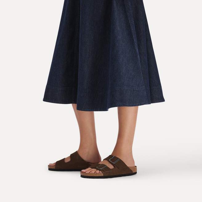 BIRKENSTOCK - Sandales Arizona en cuir suédé Carafe - Lothaire