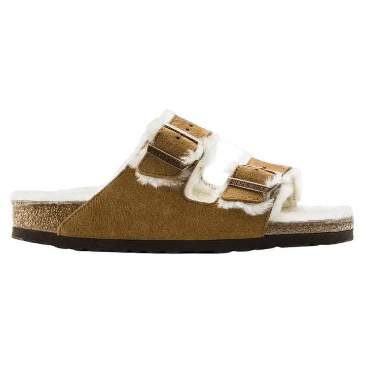 Birkenstock Sandales Arizona en fourrure d’agneau - Lothaire