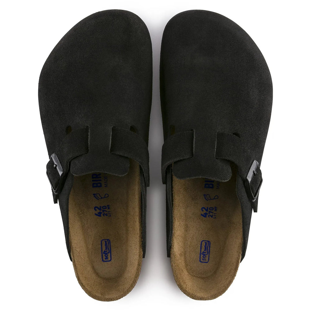 BIRKENSTOCK - Sandales Boston Lit de pied souple Noir - Lothaire