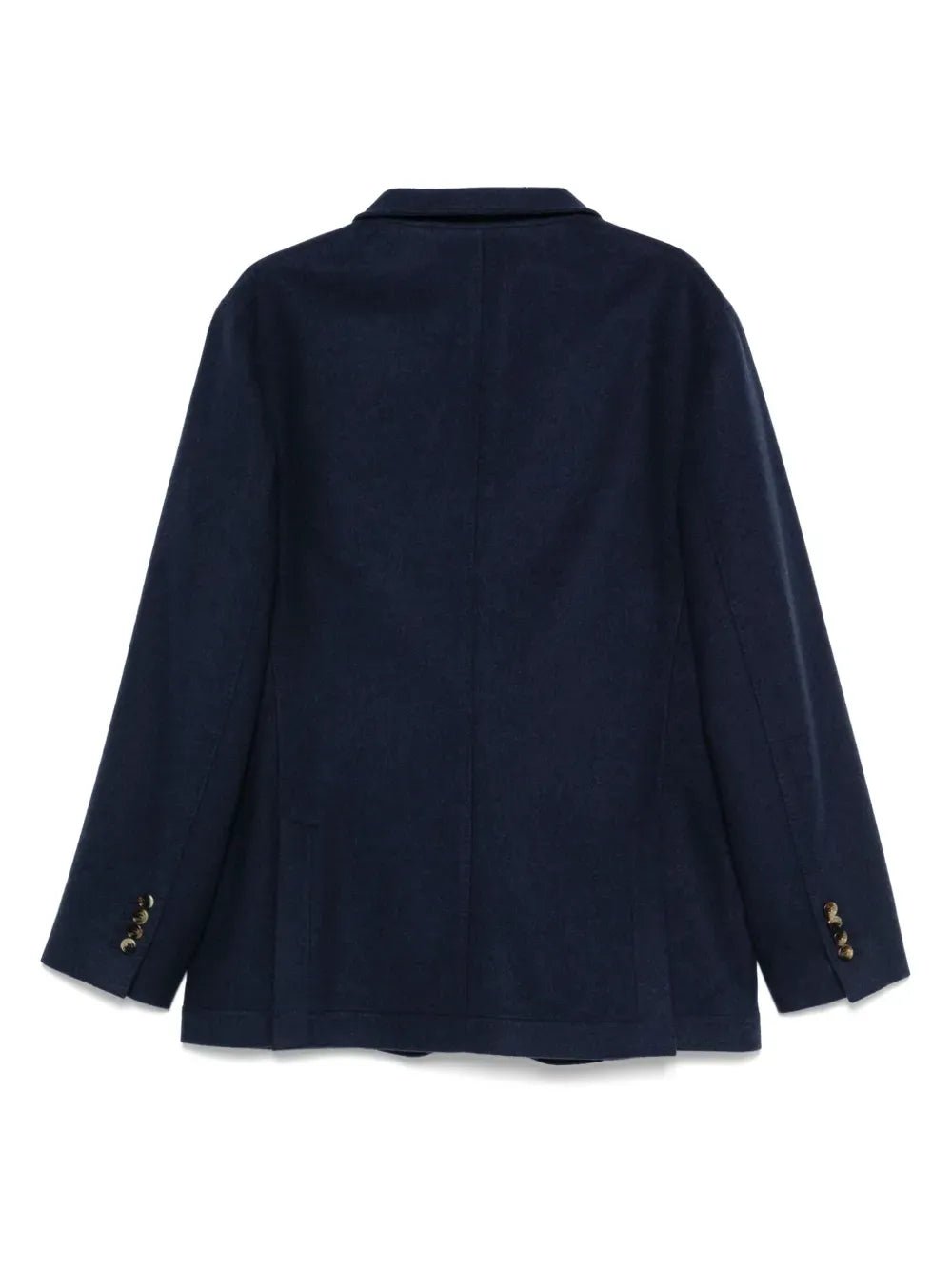 BRUNELLO CUCINELLI - Blazer à simple boutonnage en cachemire bleu - Lothaire