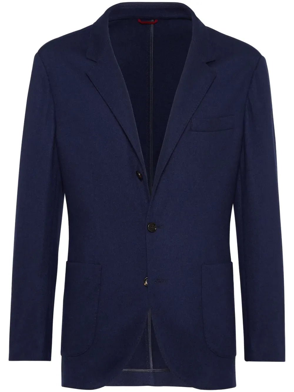 BRUNELLO CUCINELLI - Blazer en cachemire à simple boutonnage bleu - Lothaire