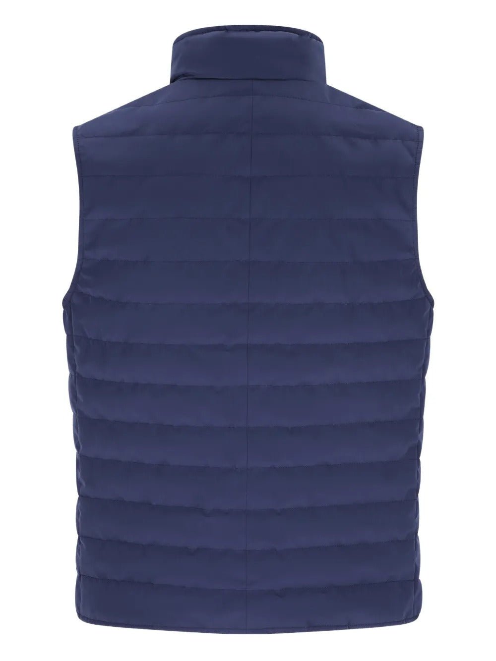 BRUNELLO CUCINELLI - Doudoune sans manches en nylon membrané Bleu - Lothaire