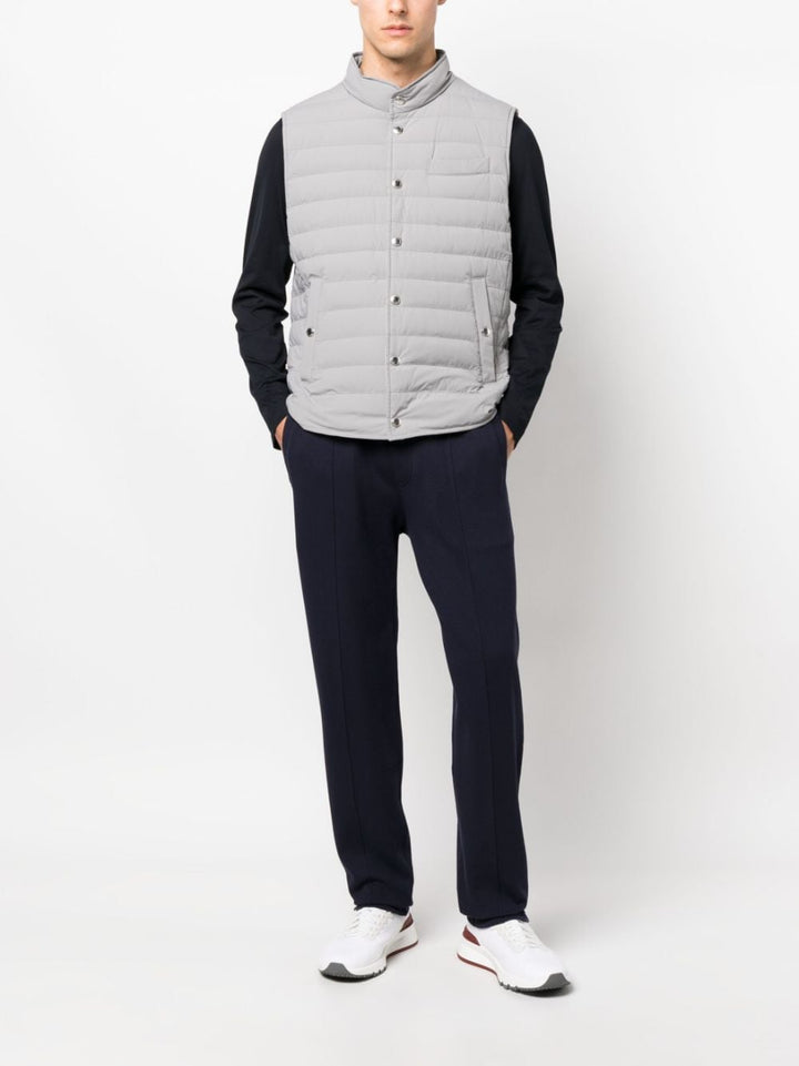 Brunello Cucinelli - Gilet grey matelassé - Lothaire