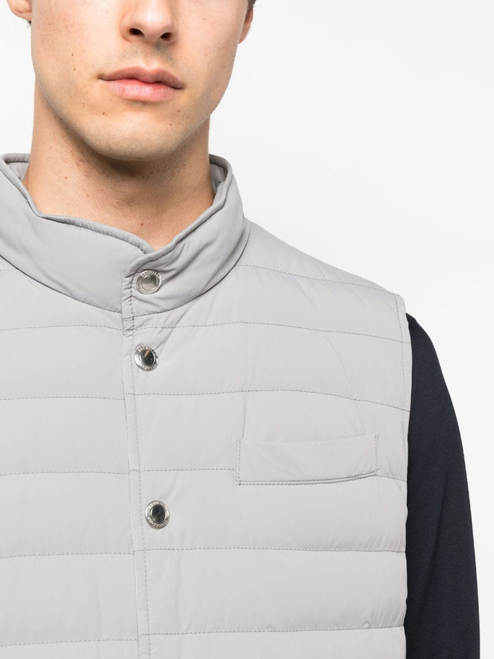 Brunello Cucinelli - Gilet grey matelassé - Lothaire