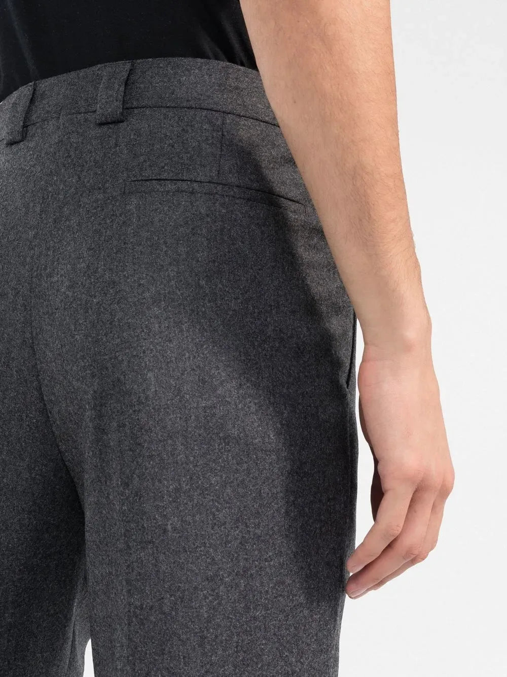 BRUNELLO CUCINELLI - Pantalon de costume à plis gris - Lothaire