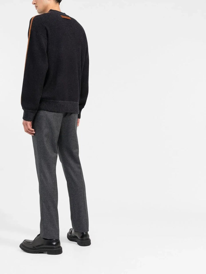 BRUNELLO CUCINELLI - Pantalon de costume à plis gris - Lothaire