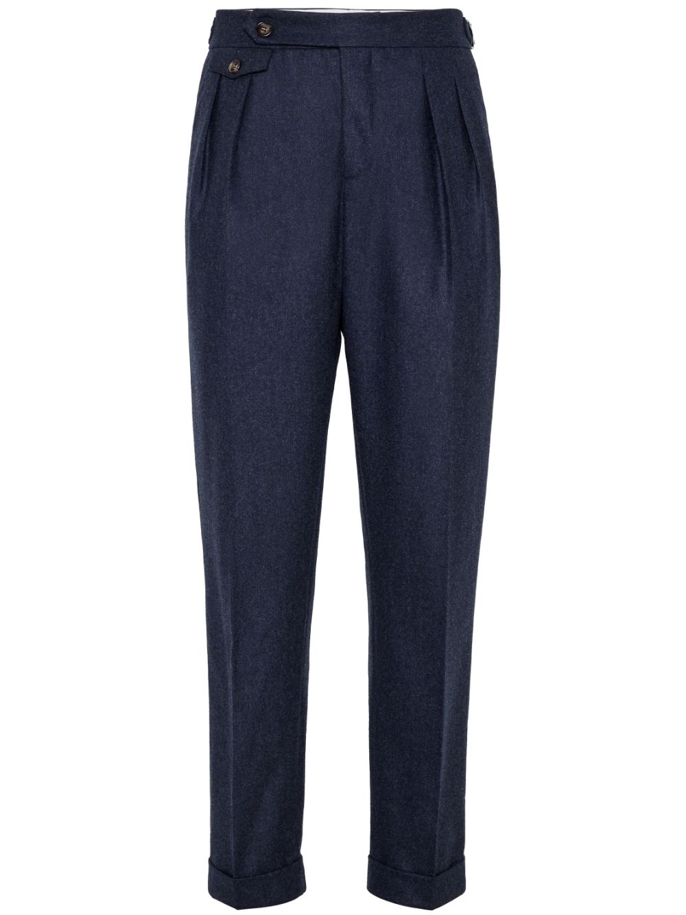 Brunello Cucinelli Pantalon de costume fuselé night blue - Lothaire