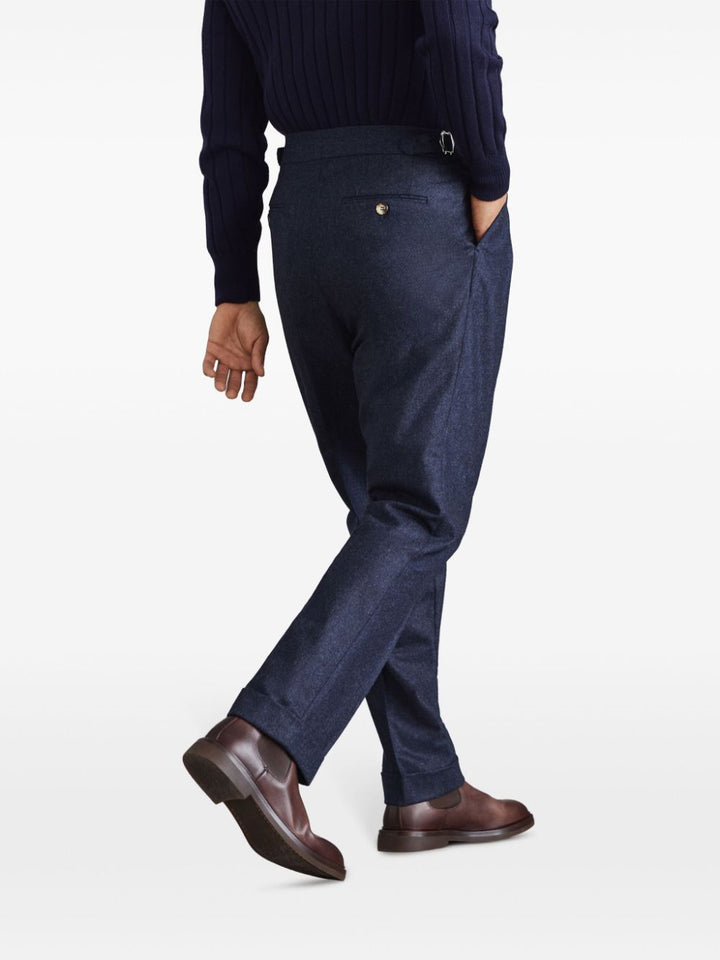 Brunello Cucinelli Pantalon de costume fuselé night blue - Lothaire