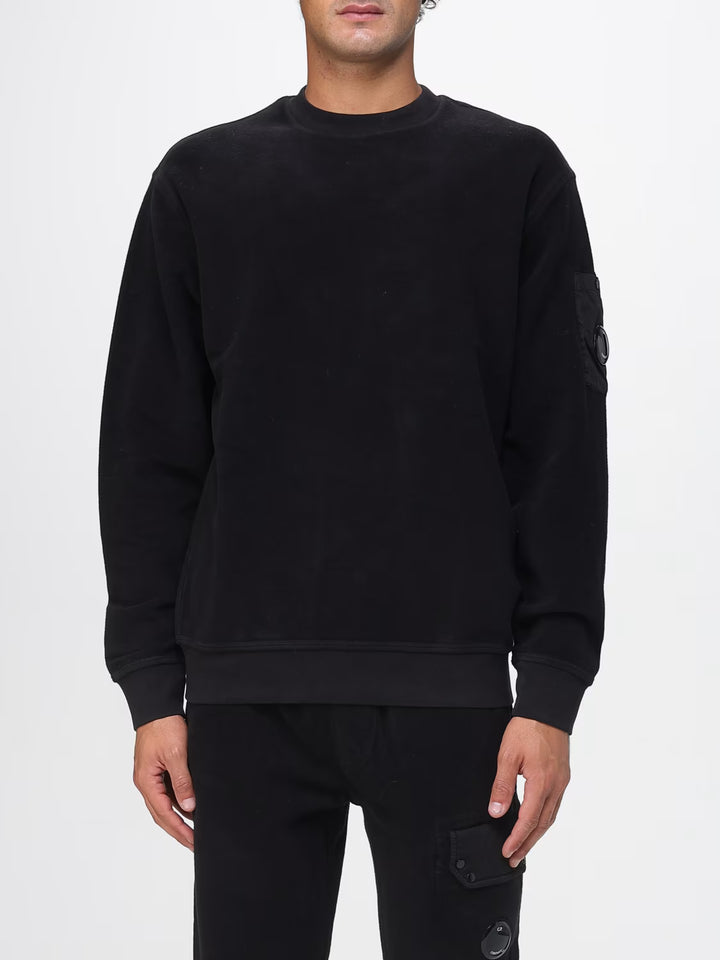 C.P. COMPANY - Sweat-shirt à Col Rond Noir