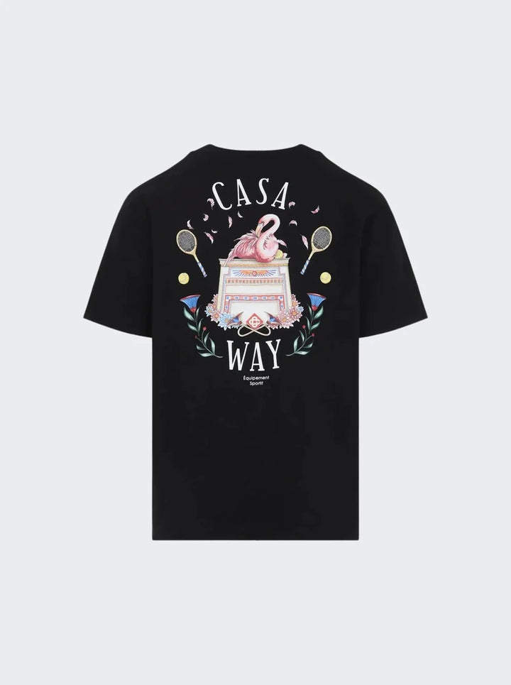 CASABLANCA - T-shirt Graphique Casaway Noir