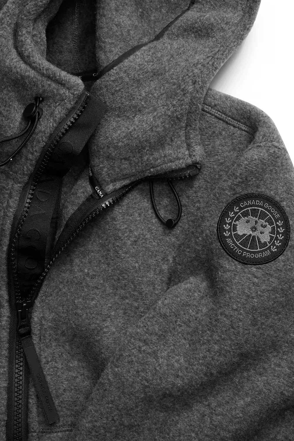CANADA GOOSE - Blouson aviateur en polaire Chilliwack Black Label Gris carrière - Lothaire