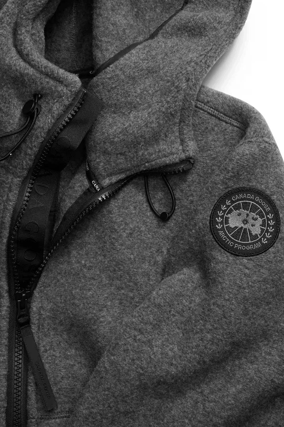 CANADA GOOSE - Blouson aviateur en polaire Chilliwack Black Label Gris carrière - Lothaire