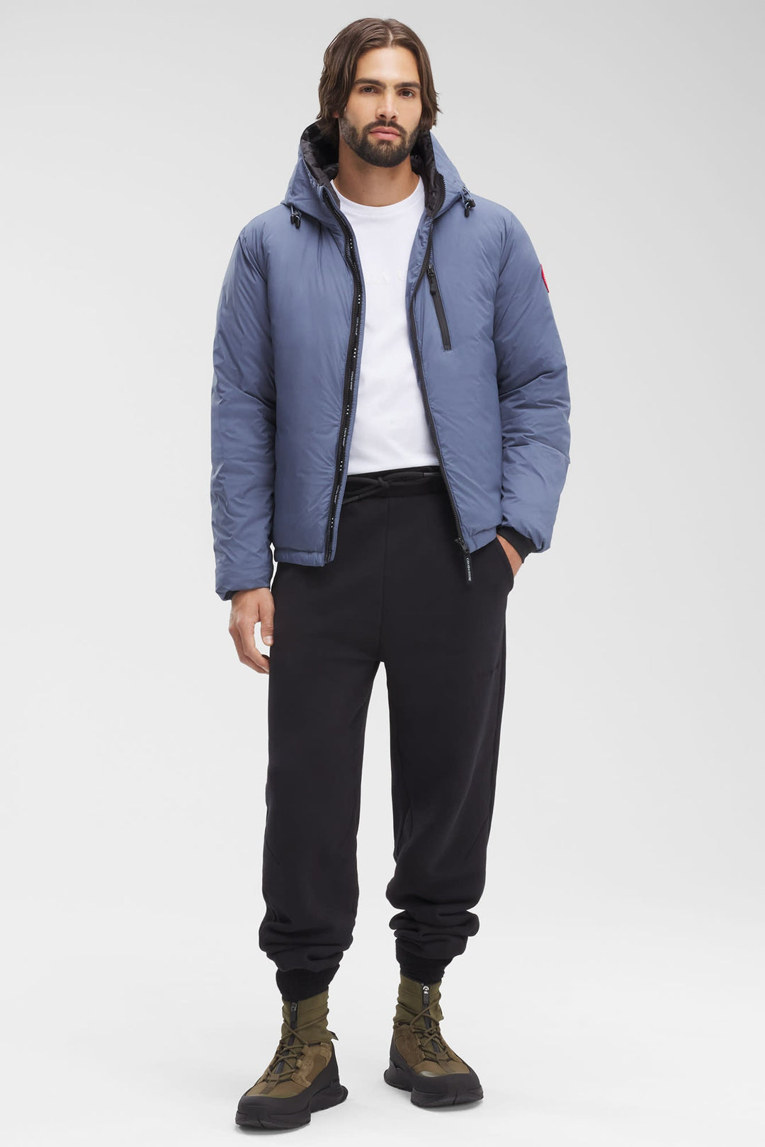 CANADA GOOSE - Manteau à capuche Lodge Bleu - Lothaire