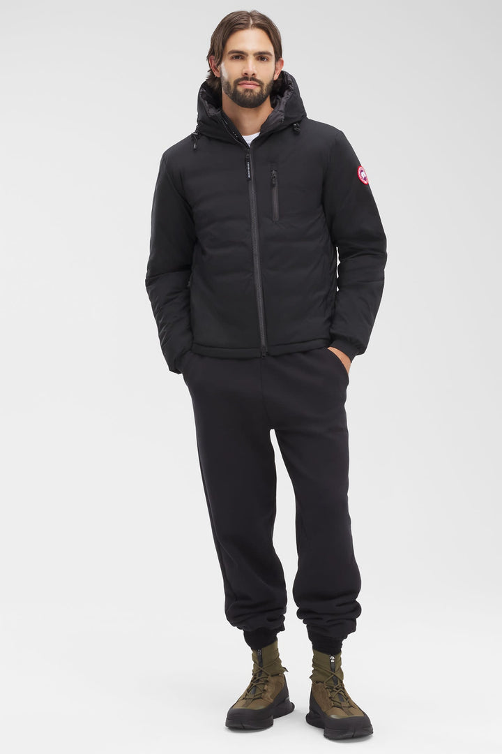 CANADA GOOSE - Manteau à capuche Lodge Noir - Lothaire